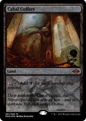 Cabal Coffers (Foil Etched) card from Modern Horizons 2