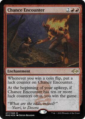 Chance Encounter (Foil Etched) card from Modern Horizons 2
