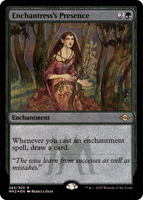 Enchantress's Presence (Foil Etched) card from Modern Horizons 2