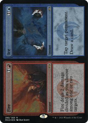 Fire // Ice (Foil Etched) card from Modern Horizons 2