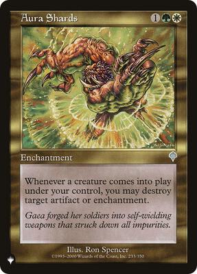 Aura Shards (INV) card from The List Reprints