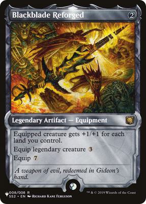 Blackblade Reforged card from The List Reprints