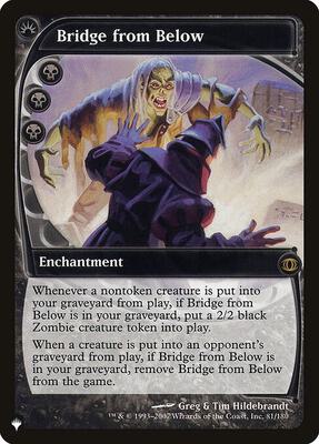Bridge from Below card from The List Reprints