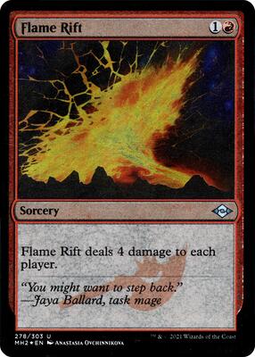 Flame Rift (Foil Etched) card from Modern Horizons 2