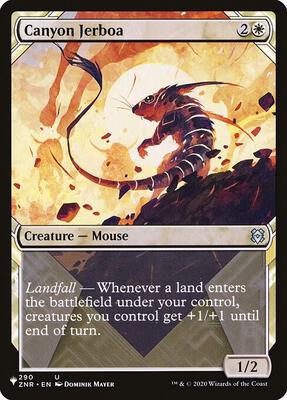 Canyon Jerboa (Showcase) card from The List Reprints
