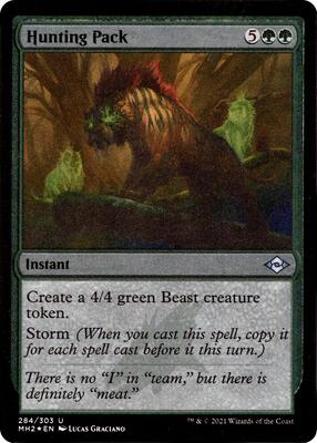 Hunting Pack (Foil Etched) card from Modern Horizons 2