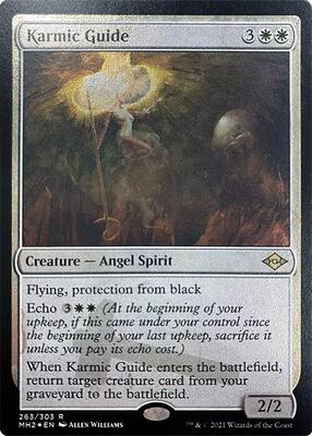 Karmic Guide (Foil Etched) card from Modern Horizons 2
