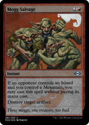 Mogg Salvage (Foil Etched) card from Modern Horizons 2