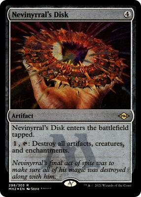 Nevinyrral's Disk (Foil Etched) card from Modern Horizons 2