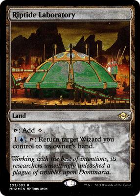 Riptide Laboratory (Foil Etched) card from Modern Horizons 2