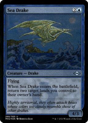Sea Drake (Foil Etched) card from Modern Horizons 2