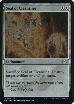 Seal of Cleansing (Foil Etched) card from Modern Horizons 2