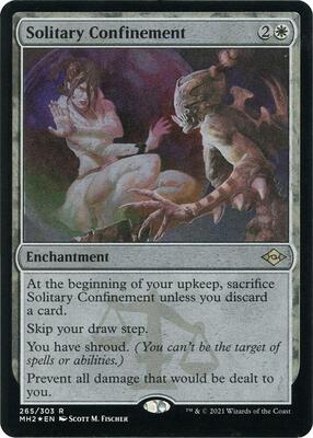Solitary Confinement (Foil Etched) card from Modern Horizons 2