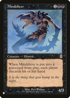 Mindslicer card from The List Reprints