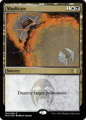 Vindicate (Foil Etched) card from Modern Horizons 2