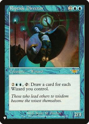 Riptide Director card from The List Reprints