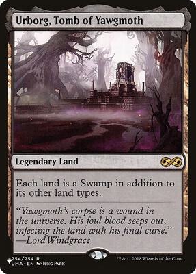 Urborg, Tomb of Yawgmoth card from The List Reprints