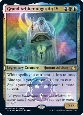 Grand Arbiter Augustin IV card from Judge Promos