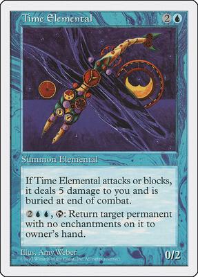 Time Elemental card from Fifth Edition