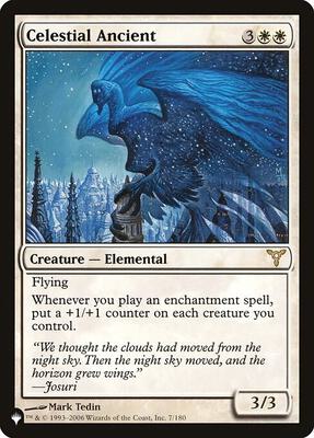 Celestial Ancient card from The List Reprints