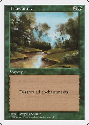 Tranquility card from Fifth Edition