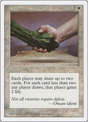 Truce card from Fifth Edition