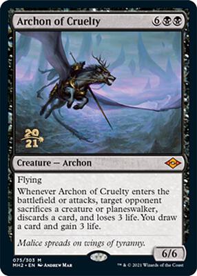 Archon of Cruelty card from Prerelease Cards