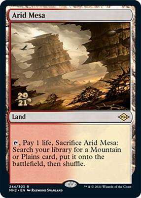 Arid Mesa card from Prerelease Cards
