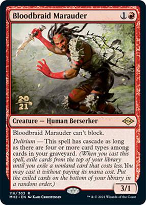 Bloodbraid Marauder card from Prerelease Cards