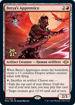 Breya's Apprentice card from Prerelease Cards