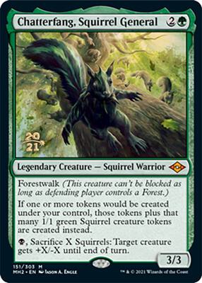 Chatterfang, Squirrel General card from Prerelease Cards
