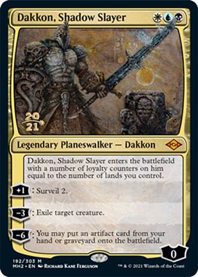 Dakkon, Shadow Slayer card from Prerelease Cards