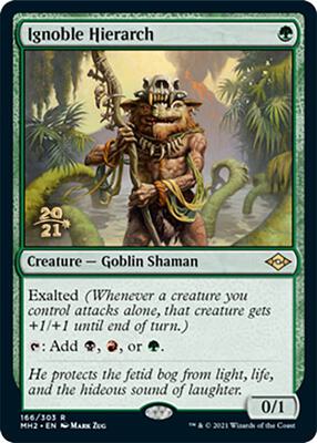 Ignoble Hierarch card from Prerelease Cards