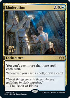 Moderation card from Prerelease Cards