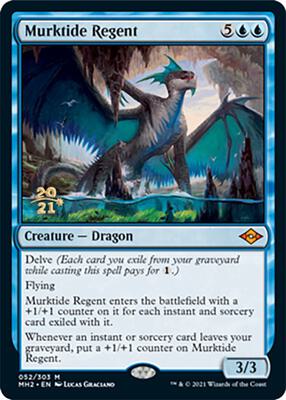 Murktide Regent card from Prerelease Cards