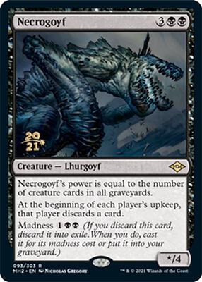 Necrogoyf card from Prerelease Cards