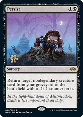 Persist card from Prerelease Cards