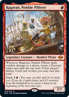 Ragavan, Nimble Pilferer card from Prerelease Cards