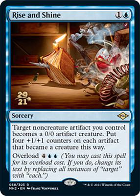 Rise and Shine card from Prerelease Cards