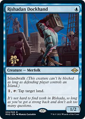 Rishadan Dockhand card from Prerelease Cards