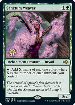 Sanctum Weaver card from Prerelease Cards
