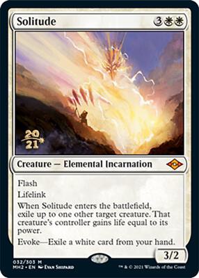 Solitude card from Prerelease Cards