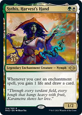 Sythis, Harvest's Hand card from Prerelease Cards
