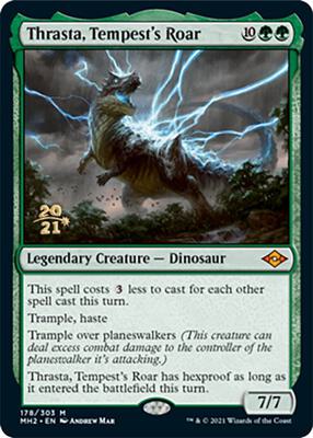Thrasta, Tempest's Roar card from Prerelease Cards