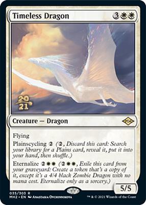 Timeless Dragon card from Prerelease Cards