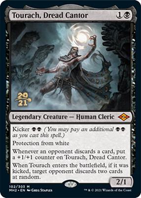 Tourach, Dread Cantor card from Prerelease Cards