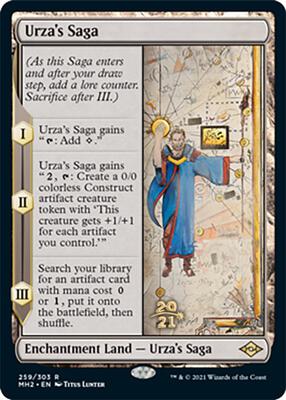 Urza's Saga card from Prerelease Cards