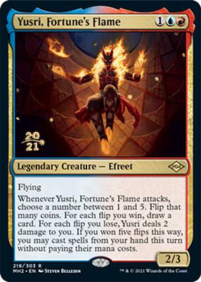 Yusri, Fortune's Flame card from Prerelease Cards