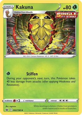 Kakuna card from SWSH06: Chilling Reign