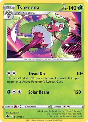 Tsareena card from SWSH06: Chilling Reign